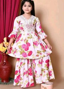 Kurti Plazo Sharara Set