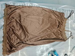 Satin Lace Trim Sleep Dress (Nighty)