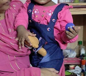 Baby Dungaree With Red Tsht