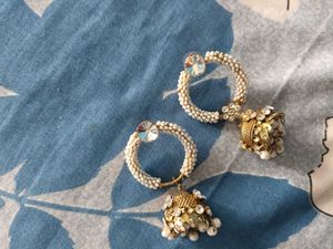 Combo Offer Earring And Maang Tikka
