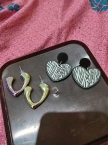 COMBO of 2 Korean Earrings