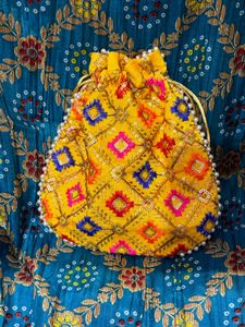 different Embroidered Potli Bag-1 piece