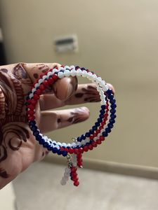 3 Layer Different Colour Bracelet In Crystal