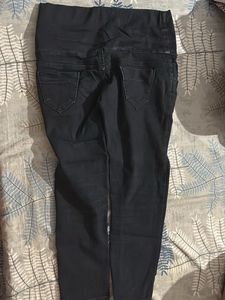 Black high waist jeans