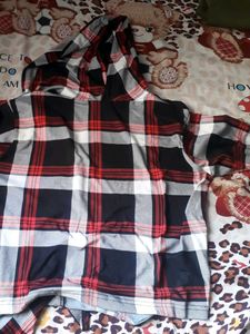 Red &amp; Black Plaid Shirt