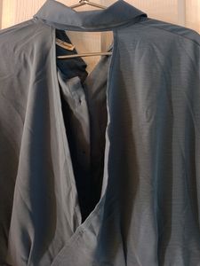 Designer Bluish-Grey Top