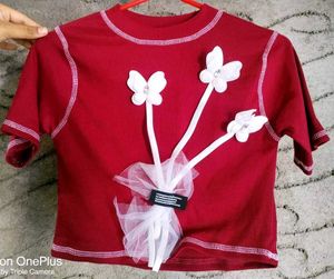 ✨Girl Crop Top (Maroon)✨