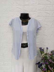 H&amp;M Pale Blue Top