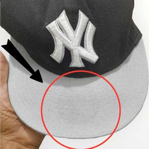 New Era Yankees Black &amp; Grey Snapback Cap