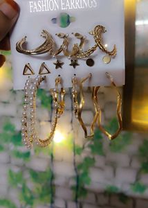 Western 9 Pair Combo Earings Set 😍✨