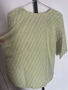 Green Floral Print Tunic