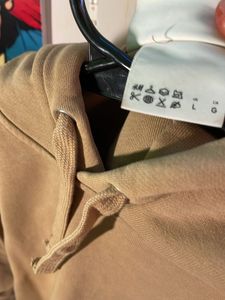 480Gsm Heavy Cozy Brown Hoodie(drop shoulder)