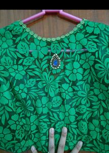 Green Designer Blouse
