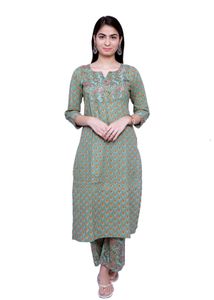 Floral Print Kurta Set