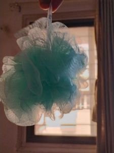 Mint Color Loofah