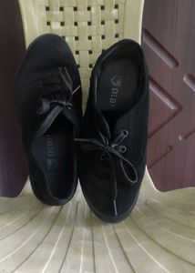 Slip On Flat And Black Casual Shoes Combo