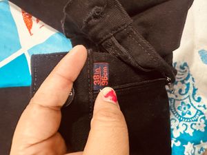 Kids Black Cargo Pants