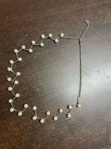 Pearl &amp; Silver Necklace