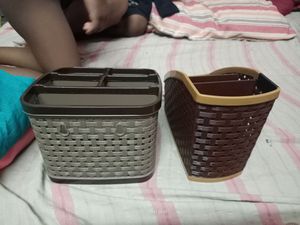 combo plastic storage tray
