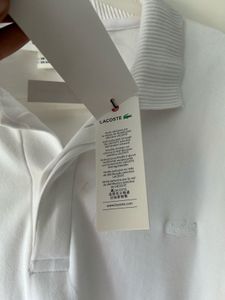 Lacoste White Long Sleeve Polo brand new