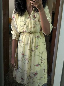 Floral Yellow Dress