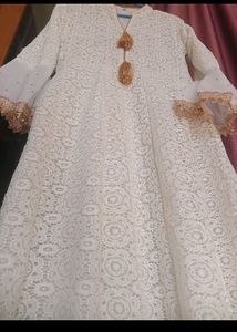 Chikankari Partywear Anarkali Kurti Gown