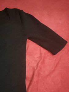 Black Button-Down Top