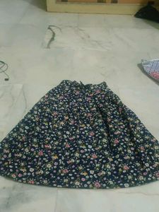 Floral Print Skirt