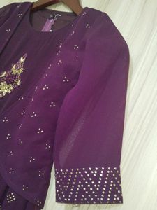 Girls Dress With Jacket And Duppatta