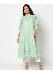 Floral Print Shirt kurthi