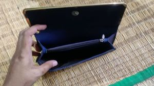 Elegant Blue Wallet