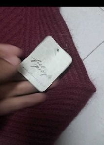 Burgundy Turtleneck Sweater