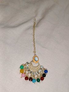 Colorful Mirror Work Choker