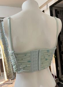 Floral Print Corset Top