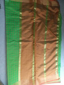 New Saree With Stitched Blouse