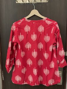 Bagu Print Short Kurti
