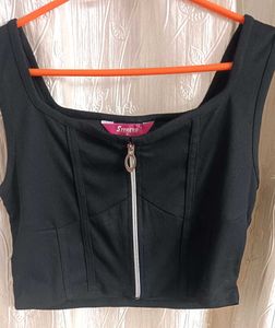 Black Crop Top