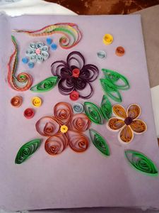 Beautiful Hand made file covers made with quilling