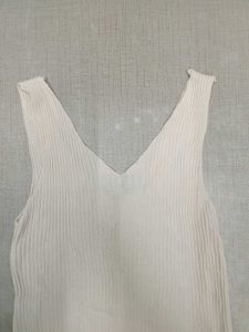 Zara White Tank Top