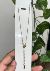 Rose Gold Circle Pendant Necklace