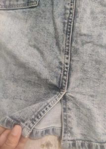Korean Minimalist Denim Skirt