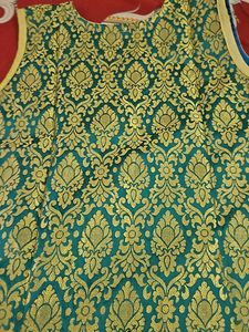 Banarasi Silk Blouse  With Sleeves