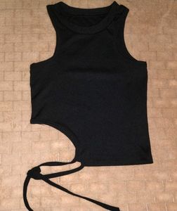 Black Tie Tank Top