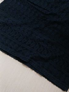 Black Paisley Print Top