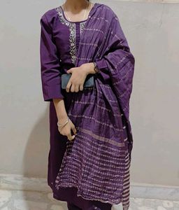 Elegant Purple Salwar Suit