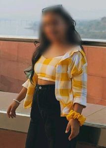 Yellow Checkered Top &amp; Shirt Set✨