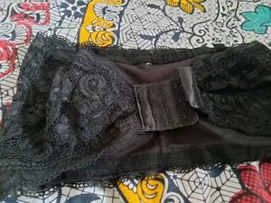 Black Lace Bra