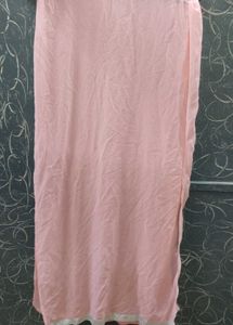 Pink Frock And Garara Set With Duptta