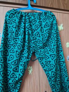 Geometry Pattern Cigarette Pant