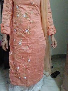 Beautiful Kurta Plazo And Dupatta Set